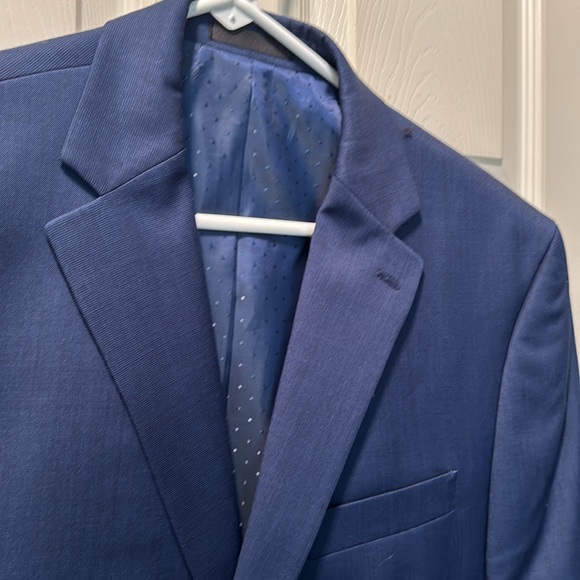 NWOT Mens Navy Blue blazer by Michael Strahan. Size 42 regular. - Picture 5 of 12